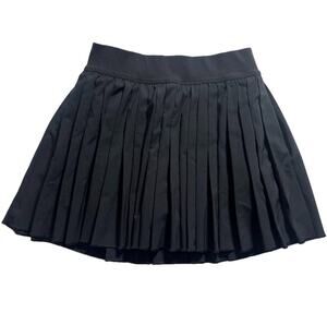 CRZ YOGA Women’s Skort M Black Pleated Tennis Golf Athletic Built In Shorts